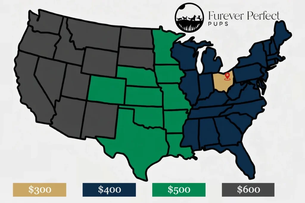 Furever Perfect Pups Transportation Map